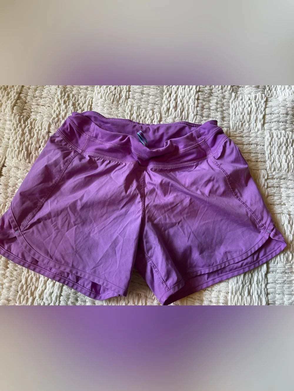 Ivivva by lululemon Purple Athletic Shorts with Zipper Pocket